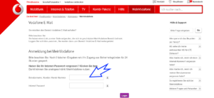 Vodafone.de Freemail Login Benutzername